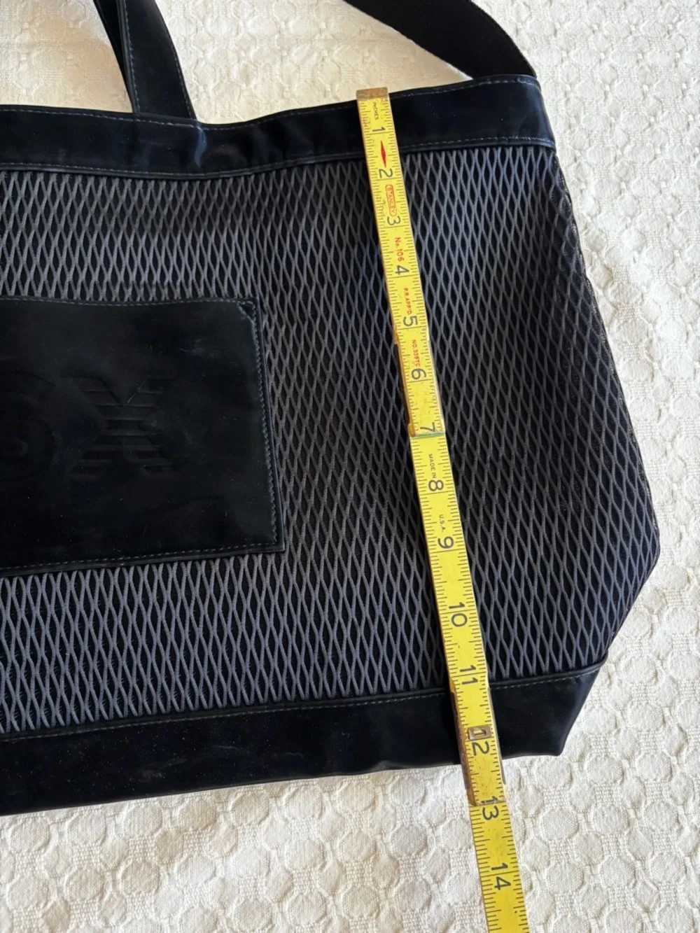 Victoria's Secret Black Mesh VSX Duffel Tote